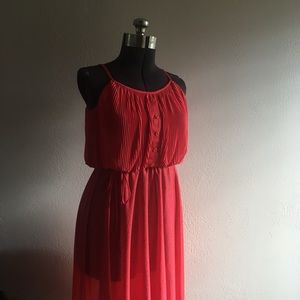 Vintage 70s Sexy Stevie Nicks Red Disco Dress 🍎